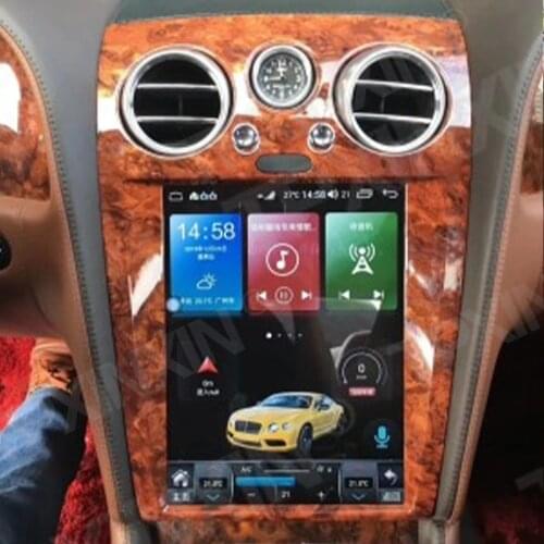Android 11 Vertical Screen 128B Car Radio GPS Navigation For Bentley Speeding Supersport Multimedia Player Auto Stereo Head Unit