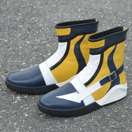 Designer Back Zip High-Top Men Shoes Genuine Leather Cow Motorcycle Work Botas Mixed Colors Casual Ankle Trainers Platform Boots