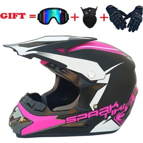 One-Piece Motorcycle Helmet Mountain Bike Full Helmet Cross-Country Helmet Small Light Cross-Country Helmet Wholesale