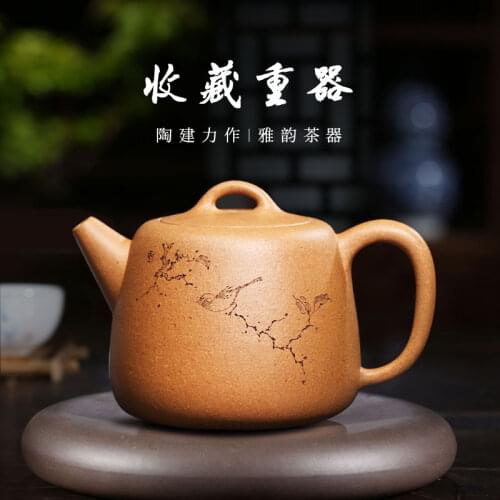 Chang tao 】 famous TaoJian represent mud expression full manual recommended old gold pot of 300 cc