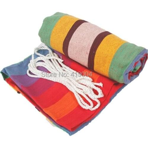 Fedex DHL Free shipping Colorful Hammock camping survival hammocks Indoor & Outdoor 190*80cm ,100pcs/lot