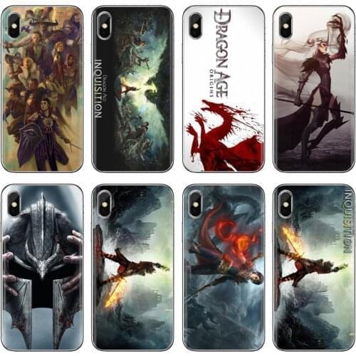 Game-Illust-C-Art-Dragon-Age-Inquisition For Xiaomi poco X3 nfc F2 Pro M3 Mi 5X 6X Max Mix 1 2 2S 3 Mi5 Mi6 Mi3 Mi4 Soft Cover