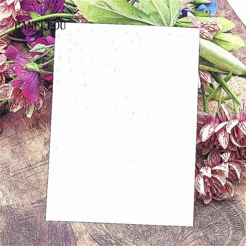 HOT plastic clock template small flower craft card making paper card album wedding decoration Embossing folders