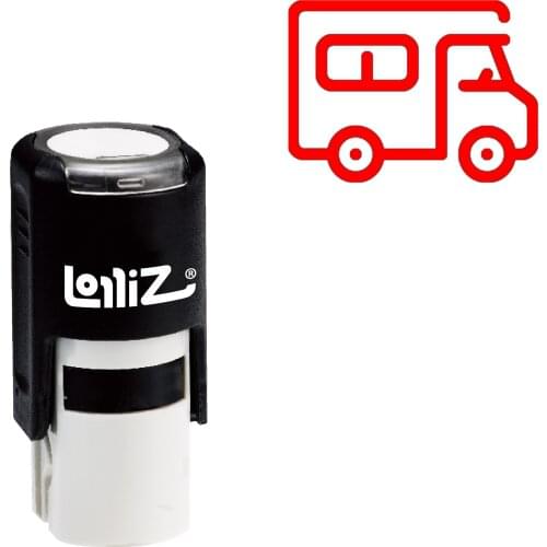 LolliZ Caravan Self-Inking Rubber Stamp - Modern Symbol Series