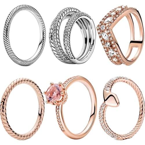 Miaoyanmei Women's Silver Rings