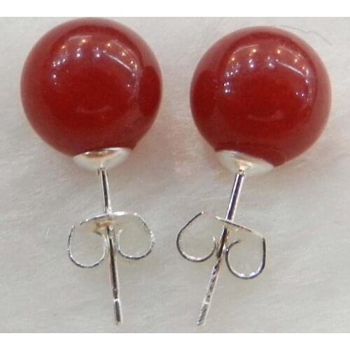 New 10mm Jewelry Natural new & Stud Earrings AAAYP >Dongguan girl jewerly Store