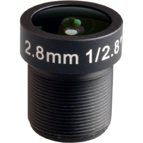SMTSEC RGBIR Lens Security Market application 2MP resolution 1/2.8" 2.8mm F#2.0 wide angle DFOV150 degree M12 Mount CCTV Lens