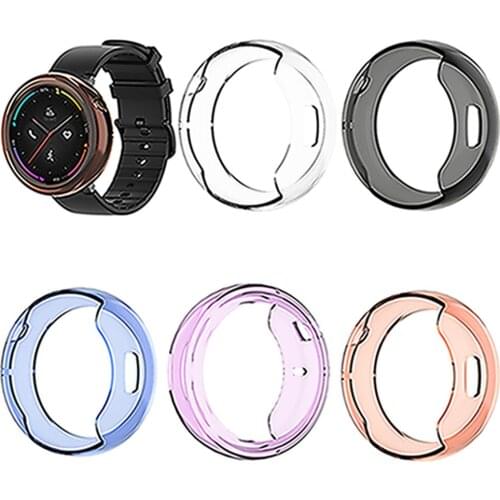 Transparent TPU Watch Cover Case for Huami Amazfit 2 Smartwatch Easy Remove Protective Wristwatch Cover Shell for Huami Amazfit2