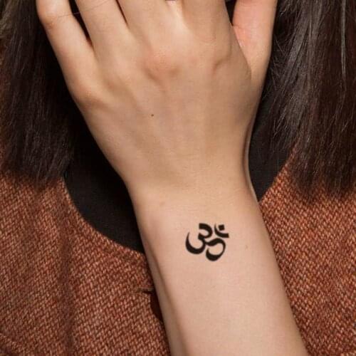 Waterproof Temporary Tattoo Sticker Watercolor Lotus Flowers Totem Design Fake Tattoos Flash Tatoos Arm Body Art for Women Girl