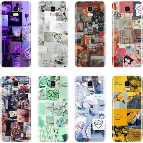 Back Cover For Samsung Galaxy J3 J5 J7 2015 2016 2017 Silicone Yellow Phone Case For Samsung J4 J6 J8 Plus 2018 J2 J5 J7 Prime