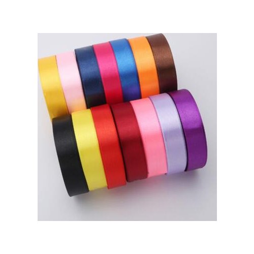 10Rolls 15mm 25 Yard Silk Satin Ribbon Wedding Party Decoration webbing Invitation Card Gift Wrapping Scrapbooking Webbing