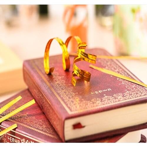 10cm 3000pcs Golden tie wire cable ties strapping tape binding, gold ribbons tie,Wire Metallic Twist Tie for bakery packing