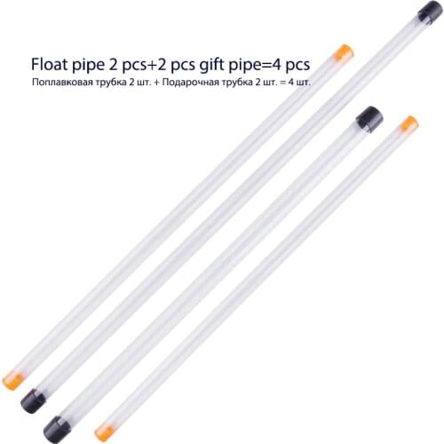 2pcs/lot Fishing Float Tube+2pcs Gift Tube Fishing Bobber PVC Buoy Protection Storage Tube Portable Boya Pipe Fishing Tackle