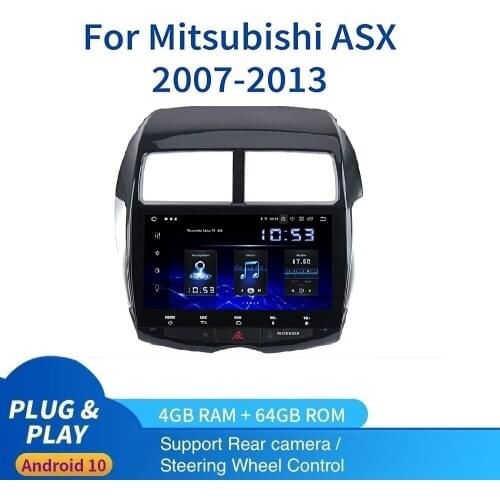 Carplay Android Auto Car Stereo For Mitsubishi ASX Head Unit 2010-2018 Outlander Sport RVR 4G 64G PX6