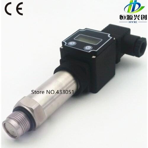 Flat film type pressure transmitter/sensor, Digital display function,pressure sensor,Output:4-20mA/0-5V/0-10V,Range: -0.1-100Mpa