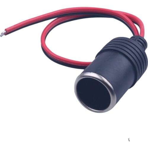 DC 12V 10A Car Cigarette Lighter Charger Cable Female Socket Plug High Quality Connector Adapter Car Cigarette Cable Accessories