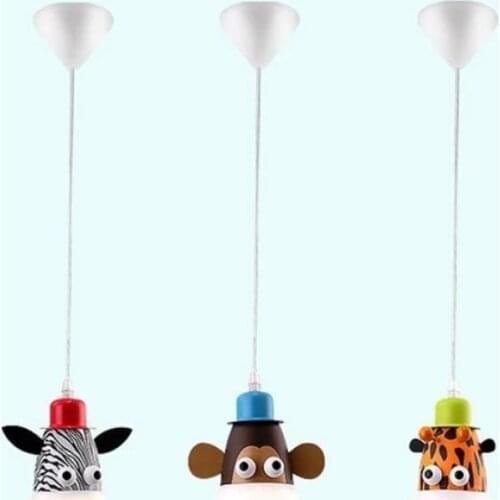 Child real child ceiling light lamp cartoon animal led lamp child male girl bedroom lamps