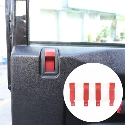 For Land Rover Defender 90 110 130 2004-2018 Aluminum Car Internal Door Latch Handle Decoration Cover Defender Auto Parts