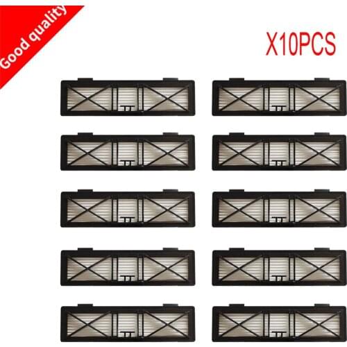 10pcs Portable Replacement Filters Side Brushes for Neato Botvac 70e 75 80 85 D75 D80 Vacuum Cleaner Parts