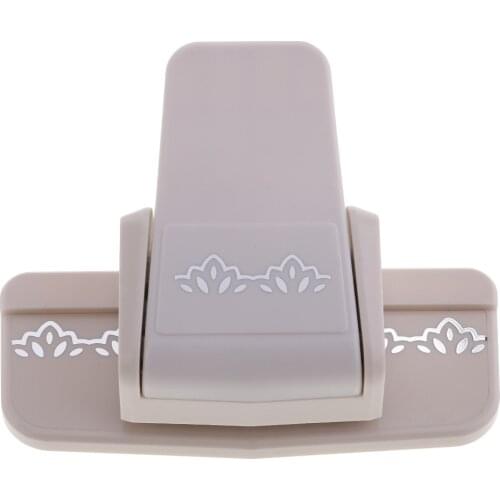 Fityle 4 Different Patterns Design Fancy Border Punch Scrapbook Handmade Edge Device DIY Paper Cutter Handmade Craft Gift