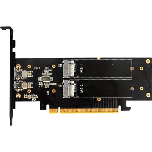 Ihyper M2 Pcie3.0 X16 to 4X Nvme Adapter Card 4-Disk Nvme Array Card Pcie Signal Split Array Card Vroc Raid Card