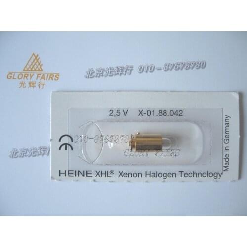 HEINE XHL #042 2.5V lamp,X-001.88.042,xenon halogen technology,ophthalmoscope ophthalmic Instrument light,X-01.88.042 bulb