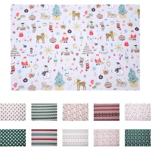Patchwork Cloth Skin-friendly Bright-colored Cotton Cartoon Pattern Eye-catching Craft Fabric for Home