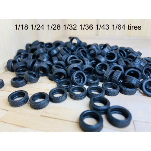 1/18 1/43 1/64 Model Car Tires Wheels Tire Rack Tray Scene Accessories 1:18 1:43 1:64 Toy Cars Parts