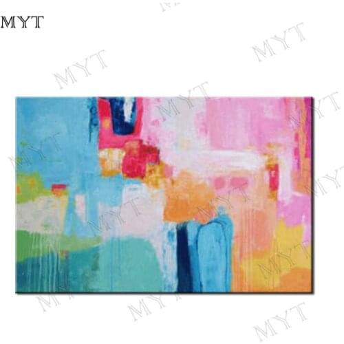 MYT Cartoon Painted Large size printed Canvas Paintings Oil Paintings Modern Decoration Wall Art Living Room Decor Pictures