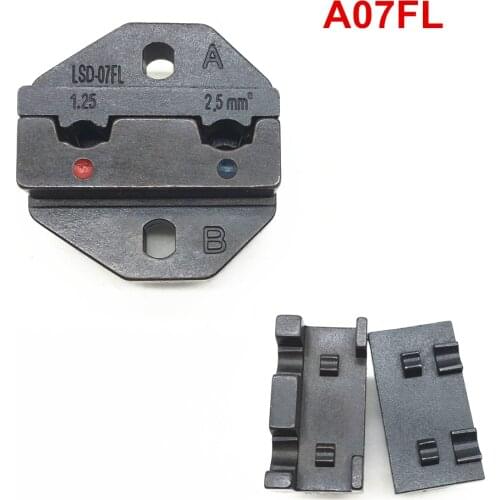 Crimp die set A07FL for crimping flag terminal lug 3-6AWG 1.25~2.5 mm²