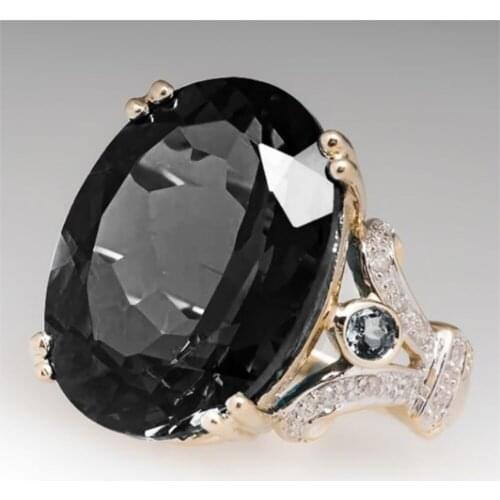 Goose Egg Oval Ring Gold Ring Engagement Women Jewelry Engagement Anniversary Party Ring