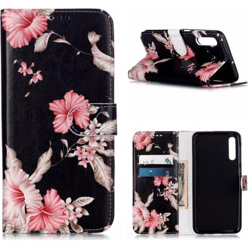 Luxury Vintage Phone Case For Samsung Galaxy A10s A20s A30s A50s Wallet Flip Artistic Floral Cover Bag