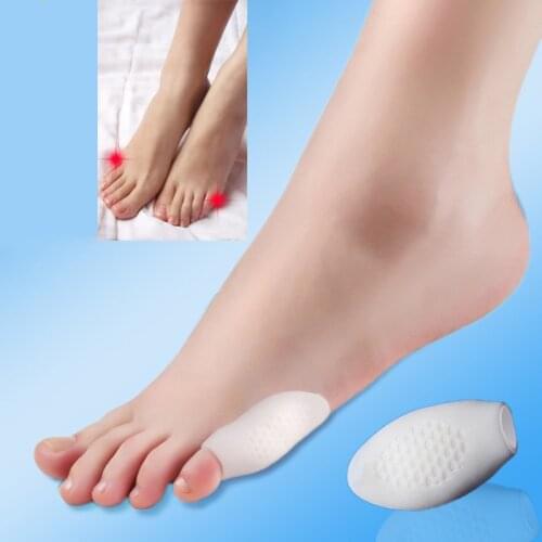 4-10Pair Little Finger Toes Separator Hallux Valgus Bunion Corrector Thumb Toes Protector Silicone Gel Foot Care Tools Orthosis