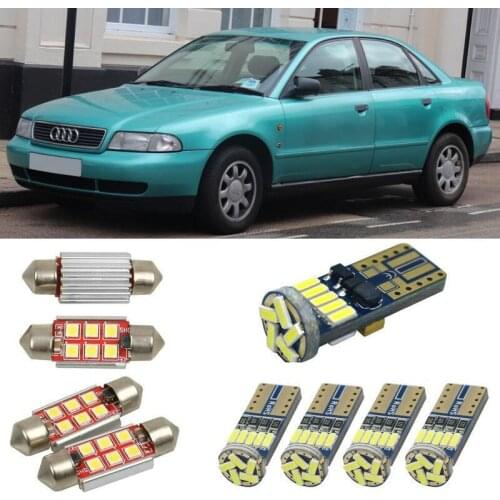 Interior led Car lights For audi A4 8d2 b5 sedan Reading dome bulbs for cars error free License Plate Light 12pc/lot