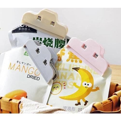 5PC Multifunctional Sealed Clips Portable Practical Food Sealing Clamp Clip Powder Food Package Clips Household Supplies