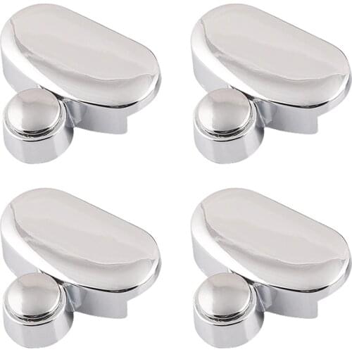 4pcs Mirror Clip Glass Clamp Fixed Fitting Bathroom Accessories Anti-rust Shelf Support Thickened Holder Modern Brackets Home