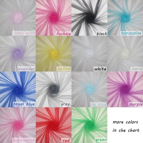 10meters/lot Nylon Soft Tull Mesh Fabric Encryption American DIY Gauze Swiss Net Fabric For Wedding Dress Clothing