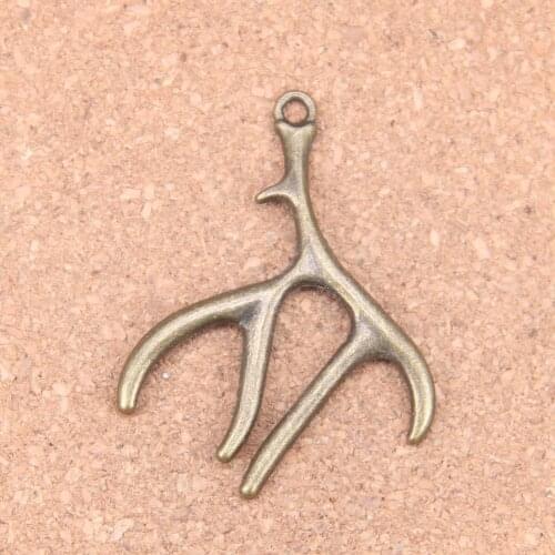 6pcs Charms antler deer 51x40mm Antique Pendants,Vintage Bronze Jewelry,DIY for bracelet necklace
