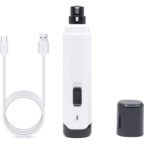 Painless USB Charging Dog Nail Grinders Rechargeable Pet Nail Clippers Quiet Electric Dog Cat Paws Pet Nail Grinder