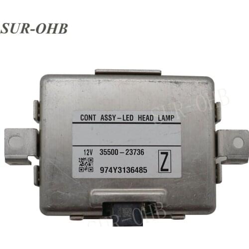 CONT ASSY-LED HEAD LAMP 35500-23736 LED Headlight Ballast Control Module Computer Drive 974Y3136485 For Nissa-n 3550023736 Car
