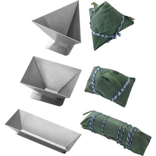 Rice Dumpling Mold Mould Stainless Steel DIY Rice Ball Mold Presser Maker Kitchen Gadgets Geometric Cake Chocolate Mold