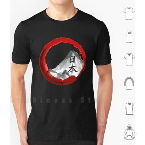 Mount Fuji T Shirt Big Size 100% Cotton Fuji Japan Mount Mountain Fujisan Japanese Tokyo Okinawa Kyoto