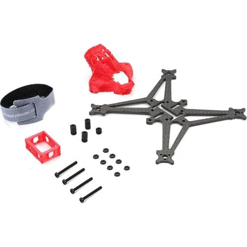 Happymodel Sailfly-X FPV Racer Drone RC Quadcopter Frame Kit 105mm Wheelbase Rack Canopy Battery 3D Printed TPUHolder Accessory