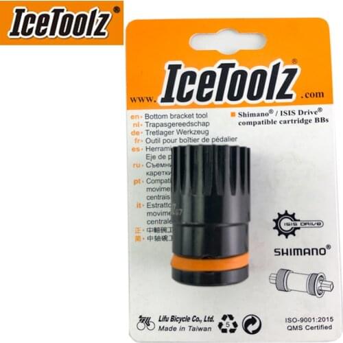 IceToolz Bicycle Bottom Bracket Tool 11B1 For Shimano ISIS Drive Compatible Cartridge BBs With 20-Tooth Ring Bike Repair Tools