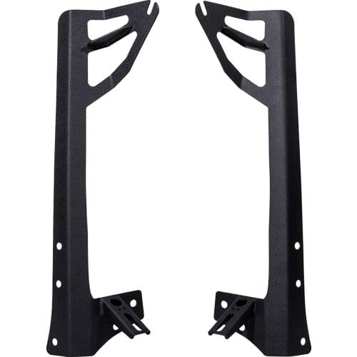 Windshield Light Brackets Wrangler JK Mounting Brackets 52'' Light Bar Brackets Fit Jeep Wrangler JK 2007-2017 Side Mount