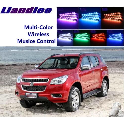 LiandLee Car Glow Interior Floor Decorative Atmosphere Seats Accent Ambient Neon light For Holden Colorado