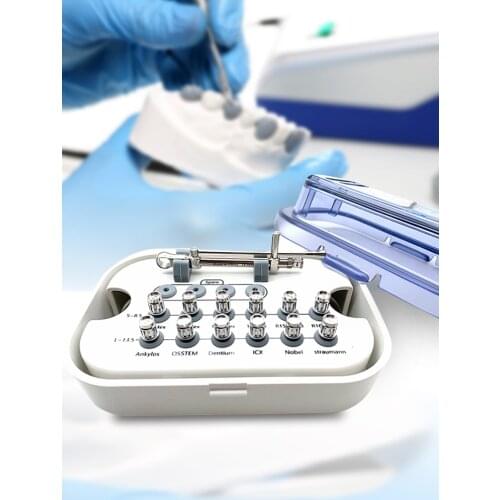 Dental tooth implantation prosthetic kit universal restoration planting repair tool box Dental implanting screwdriver