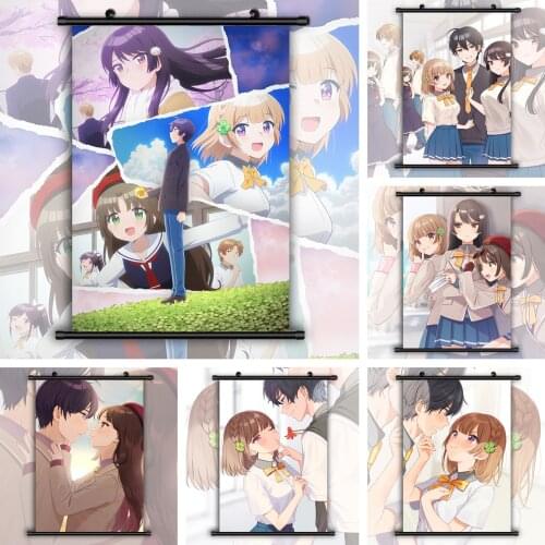 Osamake Momosaka Maria Kachi Shirokusa Shida Kuroha Anime manga wall Poster Scroll F