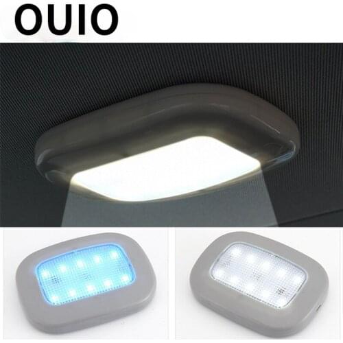 OUIO 12V DIY Car LED reading light Trunk ceiling lamp for Abarth Fiat BMW E60 E36 E34 E90 F30 F10 F20 Mercedes Benz W203 W204