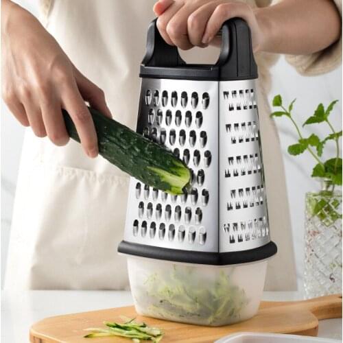 Stainless Steel Grater Peeler Kitchen Gadgets And Accessories Multi-Purpose Cheese Tools Four-Sided Melon Planer Grinder Grater